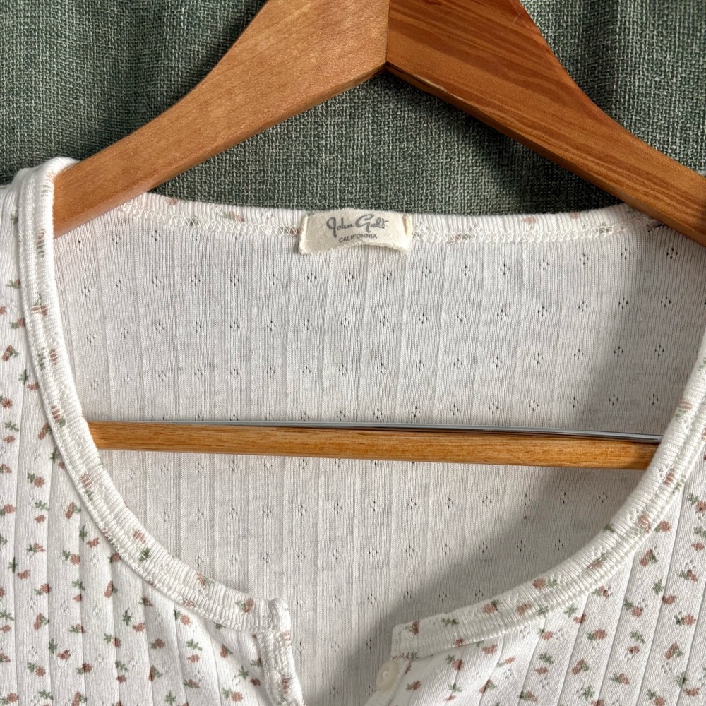 J Galt Floral Baby Tee - one size/small - Picture 3 of 5